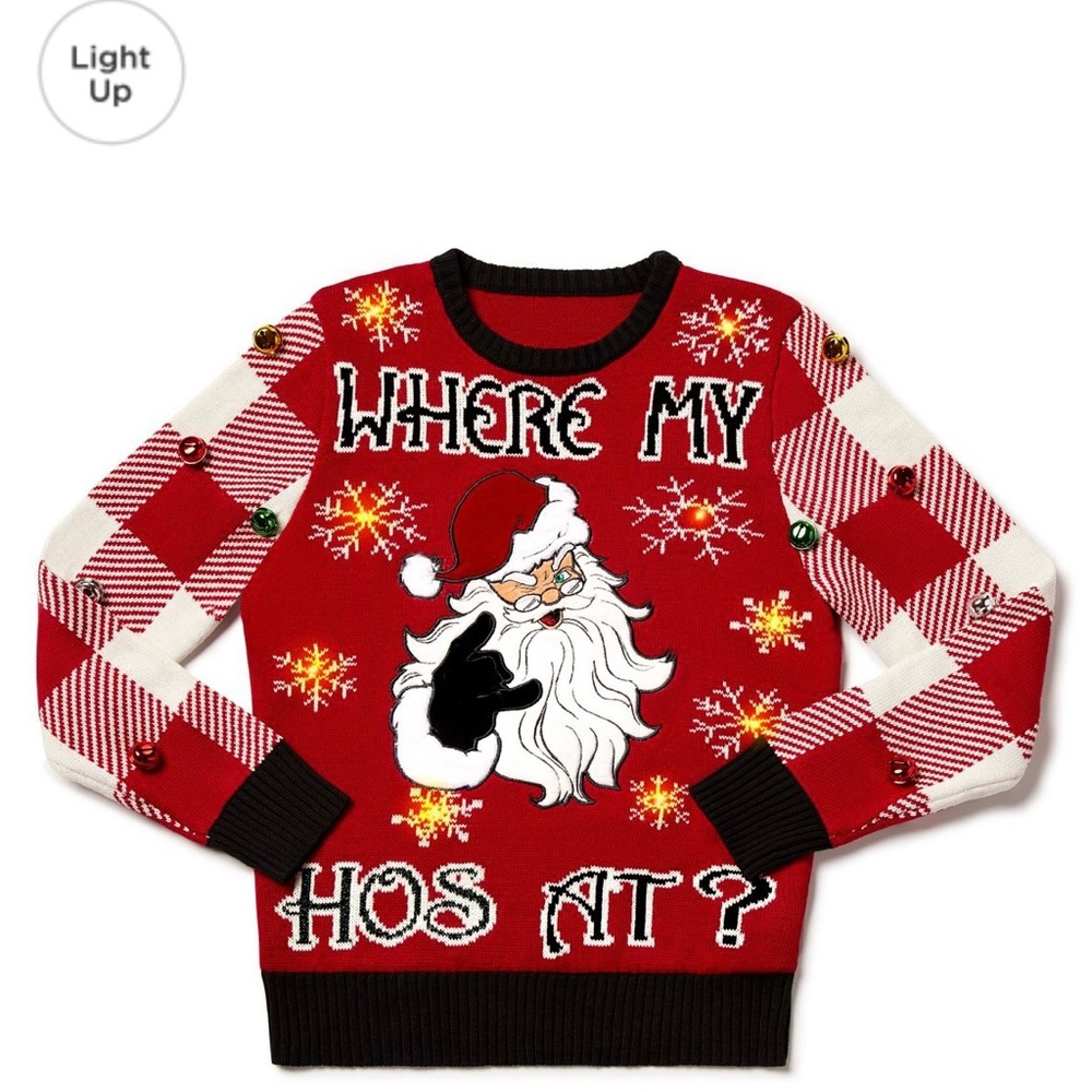 Christmas sweater that lights up!